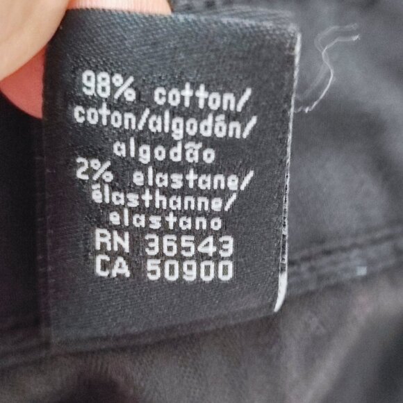 Calvin Klein Jeans ankle skinny stretch black women's size 12 - Picture 8 of 16